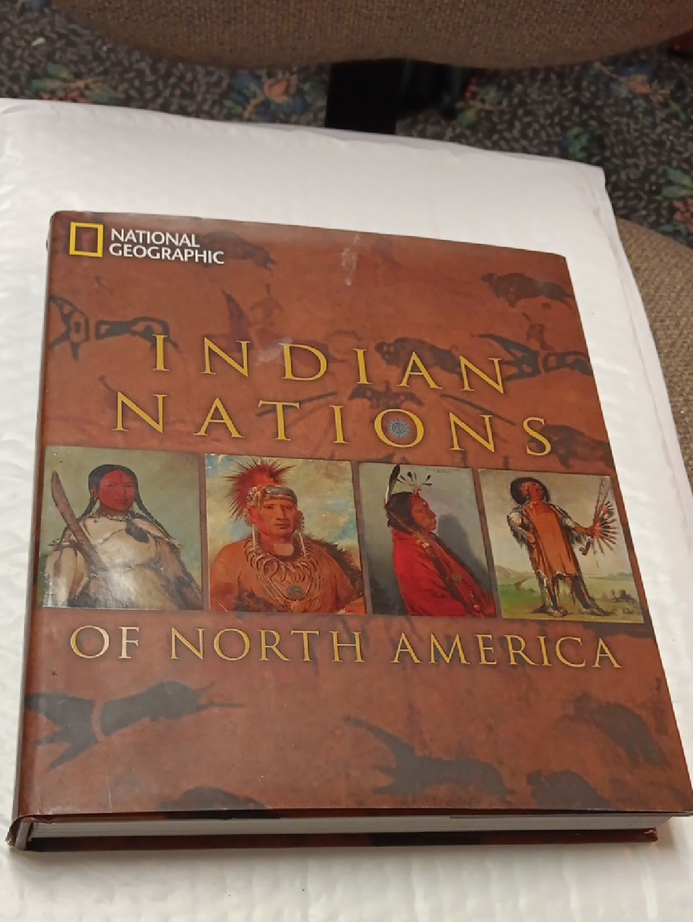 National Geographic Brown and Gold 'Indian Nations of North America' Hardcover